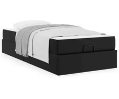Lova Lovos rėmas su čiužiniu Kita 2 pcs Juoda PVC