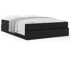 Lova Lovos rėmas su čiužiniu Kita 2 pcs Juoda PVC