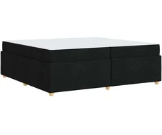 Lova Lovos rėmas su čiužiniu Juoda 200 x 200 cm audinys