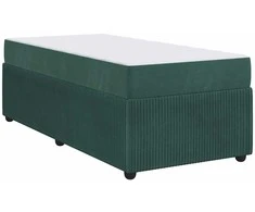 Lova Lovos rėmas su čiužiniu Tamsiai žalia 90 x 200 cm audinys