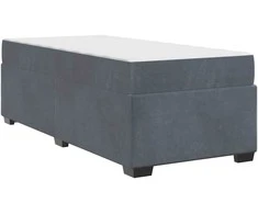 Lova Lovos rėmas su čiužiniu Tamsiai pilka 90 x 200 cm audinys