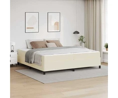 Lova Lovos rėmas su čiužiniu Kreminė 200 x 200 cm audinys