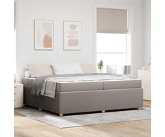 Lova Lovos rėmas su čiužiniu Taupe 200 x 200 cm audinys