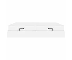 Lova Lovos rėmas su čiužiniu su čiužiniu 2 pcs Balta PVC