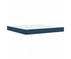 Lovos rėmas su galvūgalio Mėlyna 200 x 200 cm Aksomas