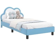 Lova Lovos rėmas su galvūgalio Mėlyna 80 x 200 cm PU