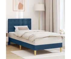 Lova Lovos rėmas su galvūgalio Mėlyna 90 x 200 cm Audinys