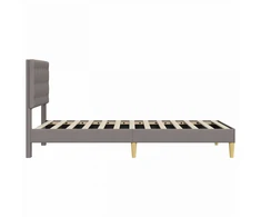 Lova Lovos rėmas su galvūgalio Taupe 100 x 200 cm Audinys