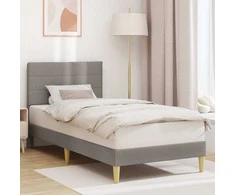 Lova Lovos rėmas su galvūgalio Taupe 100 x 200 cm Audinys