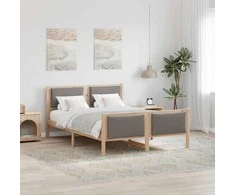 Lovos rėmas su galvūgalio Tortora 150 x 200 cm audinys