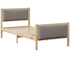 Lova Lovos rėmas su galvūgalio Tortora 90 x 190 cm audinys
