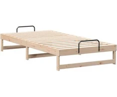 Lova Lovos rėmas Ruda 100 x 210 cm Kietos pušies mediena