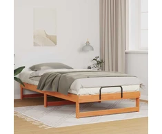 Lova Lovos rėmas Ruda 100 x 210 cm Kietos pušies mediena