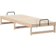 Lova Lovos rėmas Ruda 80 x 210 cm Kietos pušies mediena