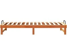 Lova Lovos rėmas Ruda 90 x 210 cm Kietos pušies mediena