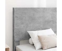 Lova Lovos rėmas su saugojimu ir nugara Betono pilka 75 x 190 cm