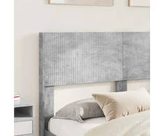 Lova Lovos rėmas su saugojimu ir nugara Betono pilka 150 x 200 cm