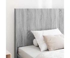 Lova Lovos rėmas su saugojimu ir nugara Pilka Sonoma 100 x 200 cm