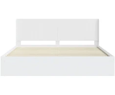 Lova Lovos rėmas su saugojimu ir nugara 3 pcs Apdirbta mediena