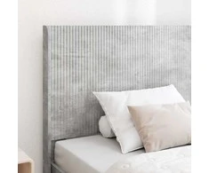 Lova Lovos rėmas su saugojimu ir nugara Betono pilka 90 x 200 cm