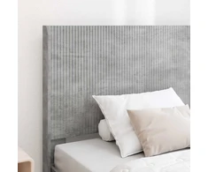Lova Lovos rėmas su saugojimu ir nugara Betono pilka 90 x 200 cm
