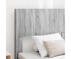 Lova Lovos rėmas su saugojimu ir nugara Pilka Sonoma 75 x 190 cm