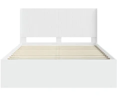 Lova Lovos rėmas su saugojimu ir nugara 3 pcs Apdirbta mediena