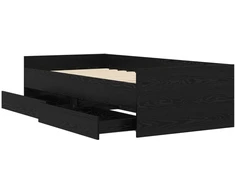Lova Lovos rėmas su saugojimu Juodojo ąžuolo 80 x 200 cm