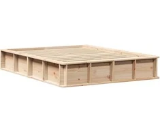 Lovos rėmas Ruda 140 x 190 cm Kietos pušies mediena