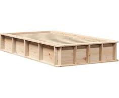 Lova Lovos rėmas Ruda 90 x 190 cm Kietos pušies mediena