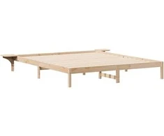 Lova Lovos rėmas su šoninėmis stalelėmis Natūrali 180 x 220 cm