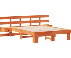 Lovos rėmas Ruda 140 x 190 cm Kietos pušies mediena
