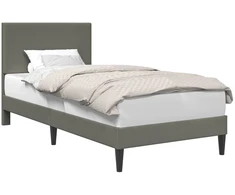 Lova Lovos rėmas Šviesiai pilka 90 x 190 cm Kordūrinis audinys