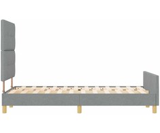 Lova Lovos rėmas su galvūgalio Šviesiai pilka 120 x 200 cm audinys