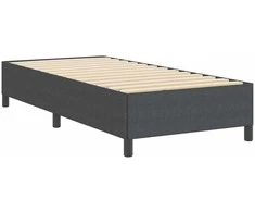 Kiemas lova Tamsiai pilka 90 x 200 cm Kordūrinis audinys