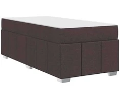 Lova Lovos rėmas su čiužiniu Tamsiai rudas 90 x 200 cm audinys