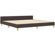 Lova Lovos rėmas su galvūgalio Tamsiai ruda 200 x 200 cm audinys