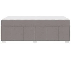 Lova Lovos rėmas su čiužiniu Taupe 80 x 200 cm audinys
