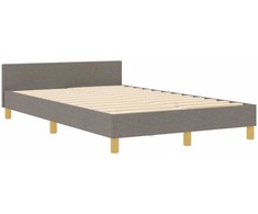 Lova Lovos rėmas su galvūgalio Tortora 120 x 200 cm audinys