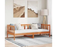 Lova Lovos rėmas Vaško ruda 90 x 190 cm Kietos pušies mediena