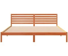 Lova Lovos rėmas Vaško ruda 200 x 220 cm Kietos pušies mediena