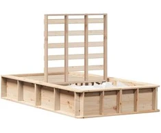 Lova Lovos rėmas Vaško ruda 75 x 190 cm Kietos pušies mediena