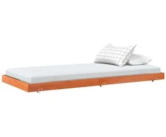 Lova Lovos rėmas Vaško ruda 80 x 200 cm Kietos pušies mediena