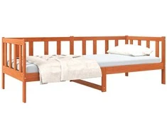 Lova Lovos rėmas Vaško ruda 80 x 200 cm Kietos pušies mediena