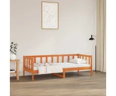 Lova Lovos rėmas Vaško ruda 80 x 200 cm Kietos pušies mediena