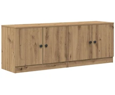 Lova Lovos spintelė su durimis 2 pcs Amatinė Ąžuolas 66 x 35 x 48 cm