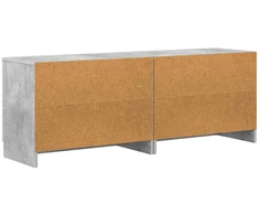 Lova Lovos spintelė su saugykla 2 pcs Betono Pilka 66 x 35 x 48 cm