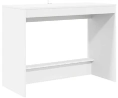Lova Lovos stalas Balta Apdirbta mediena 100 x 45 x 75 cm