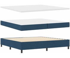 Kiemas lova su galvūgalio Mėlyna 200 x 200 cm audinys