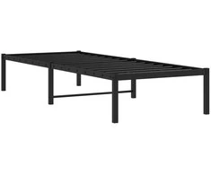 Metalinis lovos rėmas, juodos spalvos, 80x200cm